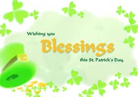 St Patricks Day Irish Blessing Ecard