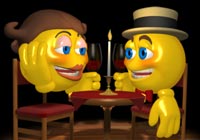 Celebrations Romantic Dinner Ecard