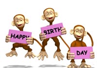 Birthday Ecards Birthday Monkeys Ecard