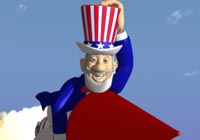 4th of July Sam's Rocket Ride Ecard