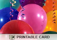 Birthday Balloon Birthday Ecard