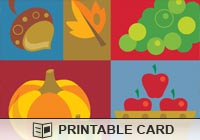 Seasons Fall Bounty Ecard
