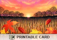 Seasons Fall is in the Air Ecard