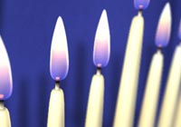Hanukkah Menorah Candles Ecard