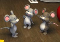 New Year New Year Mice Ecard