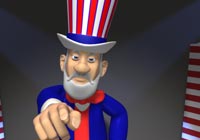 4th of July Uncle Sam Ecard