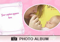 Photo Albums Baby Girl Ecard