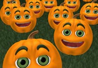 Halloween Pumpkin Smile Ecard