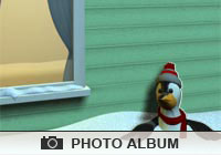 Photo Albums Christmas Window Ecard