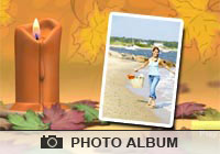 Thanksgiving Ecards Autumn Candle Ecard