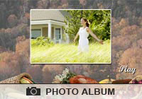 Photo Albums Thanksgiving Bounty Ecard