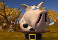 Thanksgiving Ecards Pigball Games Ecard