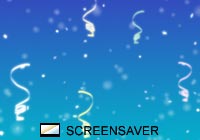 Holiday Confetti Screen Saver