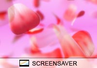 Holiday Falling Petals Screen Saver