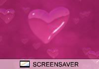 3D Screensavers Heart Float Screen Saver