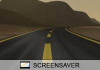 Miscellaneous Open Road Screen Saver