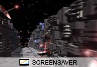 Science Fiction Tech Trench Screen Saver