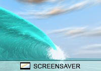 3D Screensavers Big Wave Screen Saver