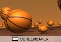 3D Screensavers Basketball Zoom Screen Saver