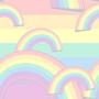 Tiled Backgrounds Rainbows Tiled Background
