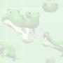 Animals and People Alligator Swimming Tiled Background