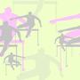 Sports Hurdles Tiled Background
