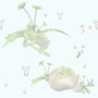 Animals and People Iggy and Butterflies Tiled Background