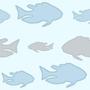 Animals and People Fish Tiled Background