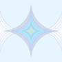 Abstract Blue Diamond Tiled Background