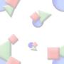 Abstract Shapes Tiled Background