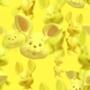 Holidays Piles of Bunnies Tiled Background