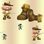 Animals and People Tinker Boots Tiled Background