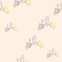 Animals and People Ducks in a Row Tiled Background
