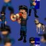 Animals and People Swat Team Tiled Background
