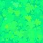 Holidays Glowing Shamrocks Tiled Background