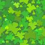 Holidays Shamrocks Everywhere Tiled Background