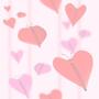 Holidays Butterfly Hearts Tiled Background