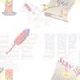 Holidays Fourth of July Fireworks Tiled Background