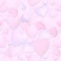 Holidays Pastel Hearts Tiled Background