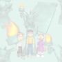 Holidays Small Liberties Tiled Background