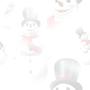 Holidays Snowman Tiled Background